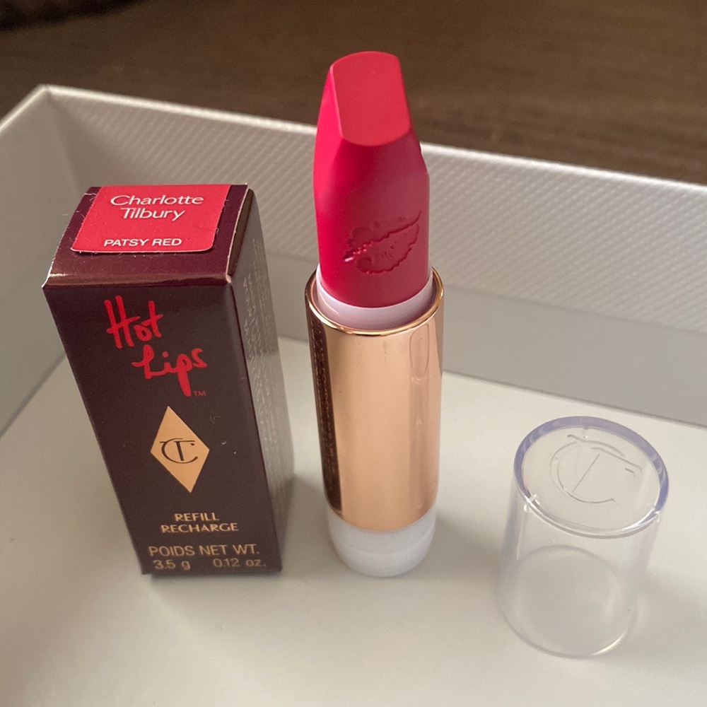Brand New Charlotte Tilbury Lipstick Refill in Patsy Red